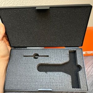 Mitutoyo Micrometer Black Storage Case Only, for Model 128-106, 0-1 inch